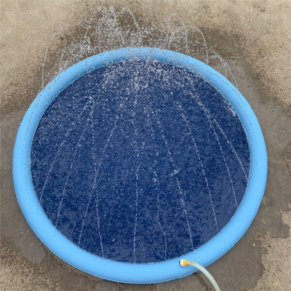 Non-Slip Splash Pad For Kids And Pet Dog Pool Summer Outdoor Water Toys Fun Backyard Fountain Play Mat - Image 8
