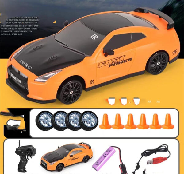 2.4G Drift Rc Car 4WD RC Drift Car Toy Remote Control GTR Model AE86 Vehicle Car RC Racing Car Toy For Children Christmas Gifts - Image 9