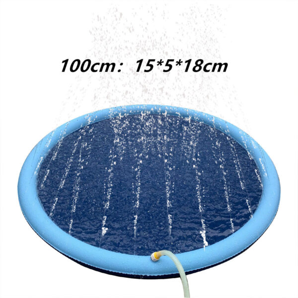 Non-Slip Splash Pad For Kids And Pet Dog Pool Summer Outdoor Water Toys Fun Backyard Fountain Play Mat - Image 9